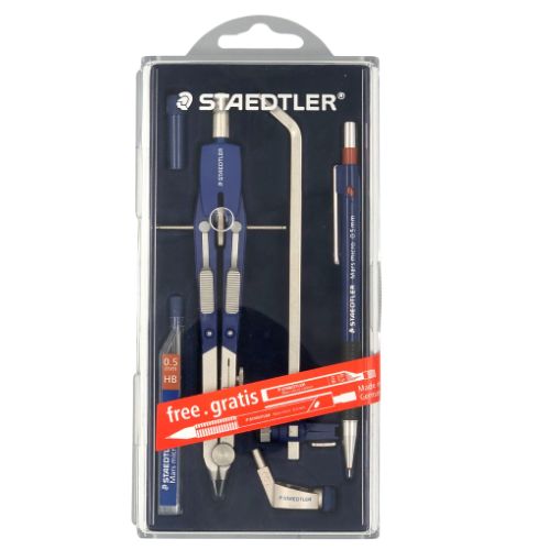 Compas de precision profesional con extension mas portaminas staedtler