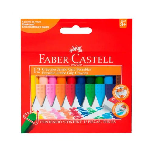 Crayones faber castell jumbo x12