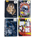 Cuaderno argollado 100 hojas cuadros imagenes masculino 5 8