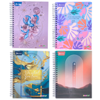 Hardcover Quad-Ruled Large 5-Subject Notebook for Women