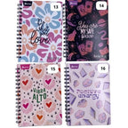 Cuaderno argollado linea corriente 100 hojas imagenes femenino 21 24