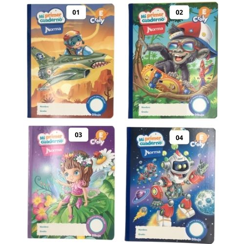 Cuaderno cosido Croly e 100 hojas norma 1 4 2025