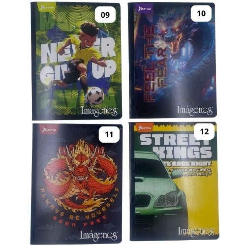 Cuaderno cosido economico norma imagenes masculino 9 12