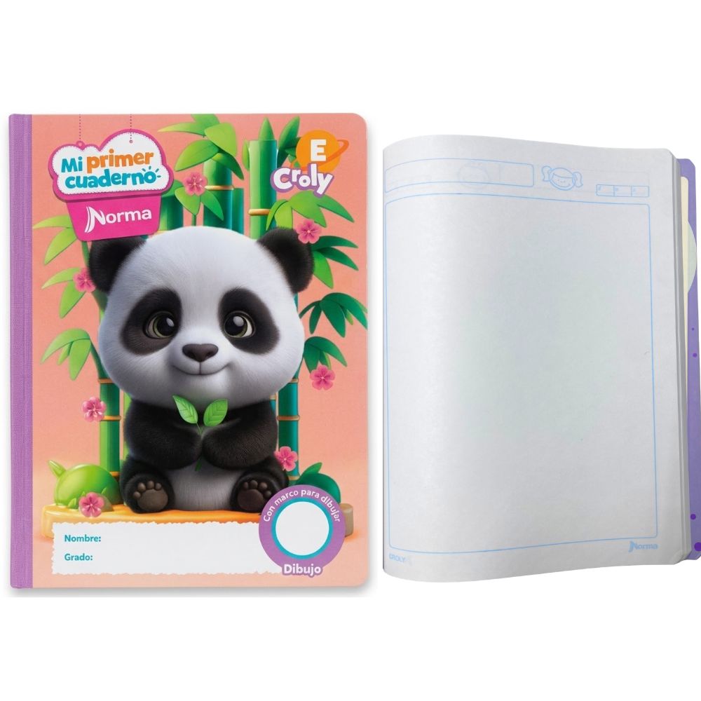 Croly E notebook, Norma brand drawing notebook - E croly 01