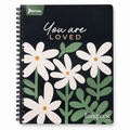 Cuaderno Imágenes femenino argollado de 80 hojas, cuadros. Imagen de referencia. El diseño de portada puede variar.