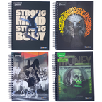 Cuaderno Pasta Dura Cuadriculado Grande 5 Materias Masculino