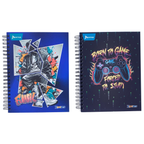 Cuaderno Pasta Dura Cuadriculado Grande 5 Materias Masculino