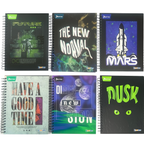 Cuaderno Argollado Mixto Grande Masculino 5 Materias