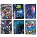 Cuaderno multimateria 5 materias masculino pequeno cuadros