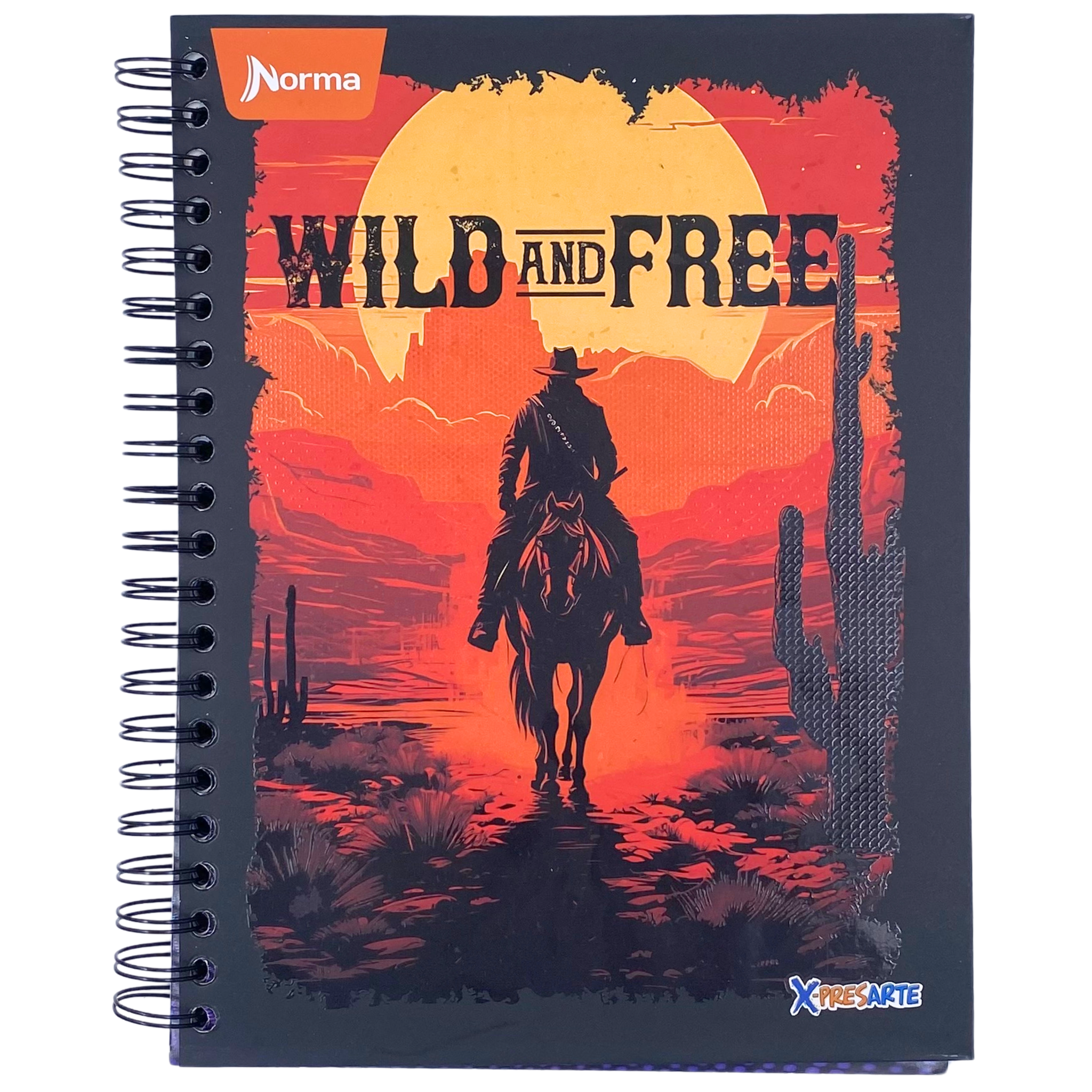 Large Men's 5-Subject Spiral Notebook