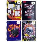 Cuaderno norma argollado 100 hojas imagenes masculino 9 12