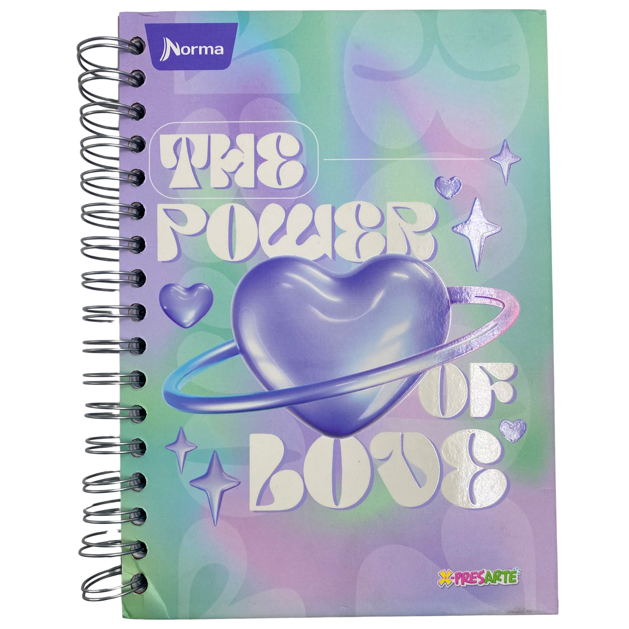Cuaderno Argollado Pasta Dura Mixto Pequeño Femenino 7 Materias