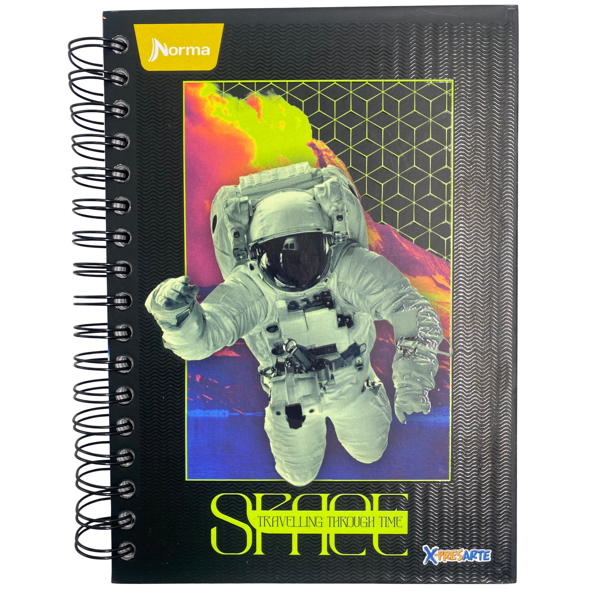 Cuaderno Argollado Pasta Dura Mixto Pequeño Masculino 7 Materias