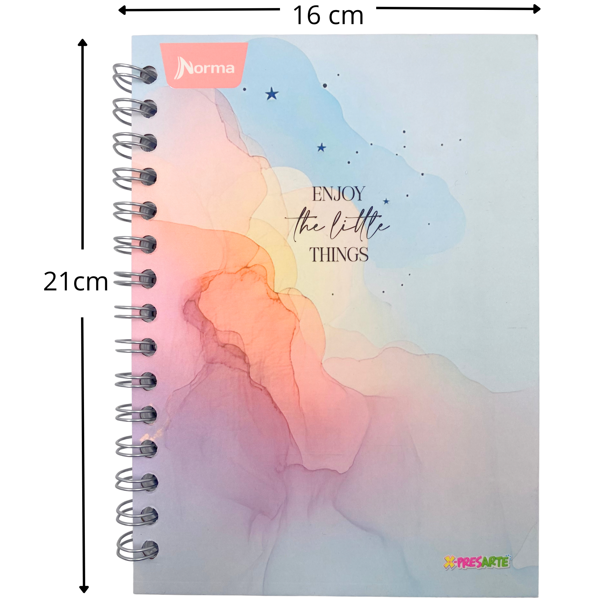 cuadernos argollados pasta dura pequeños - Femenino Cuadros