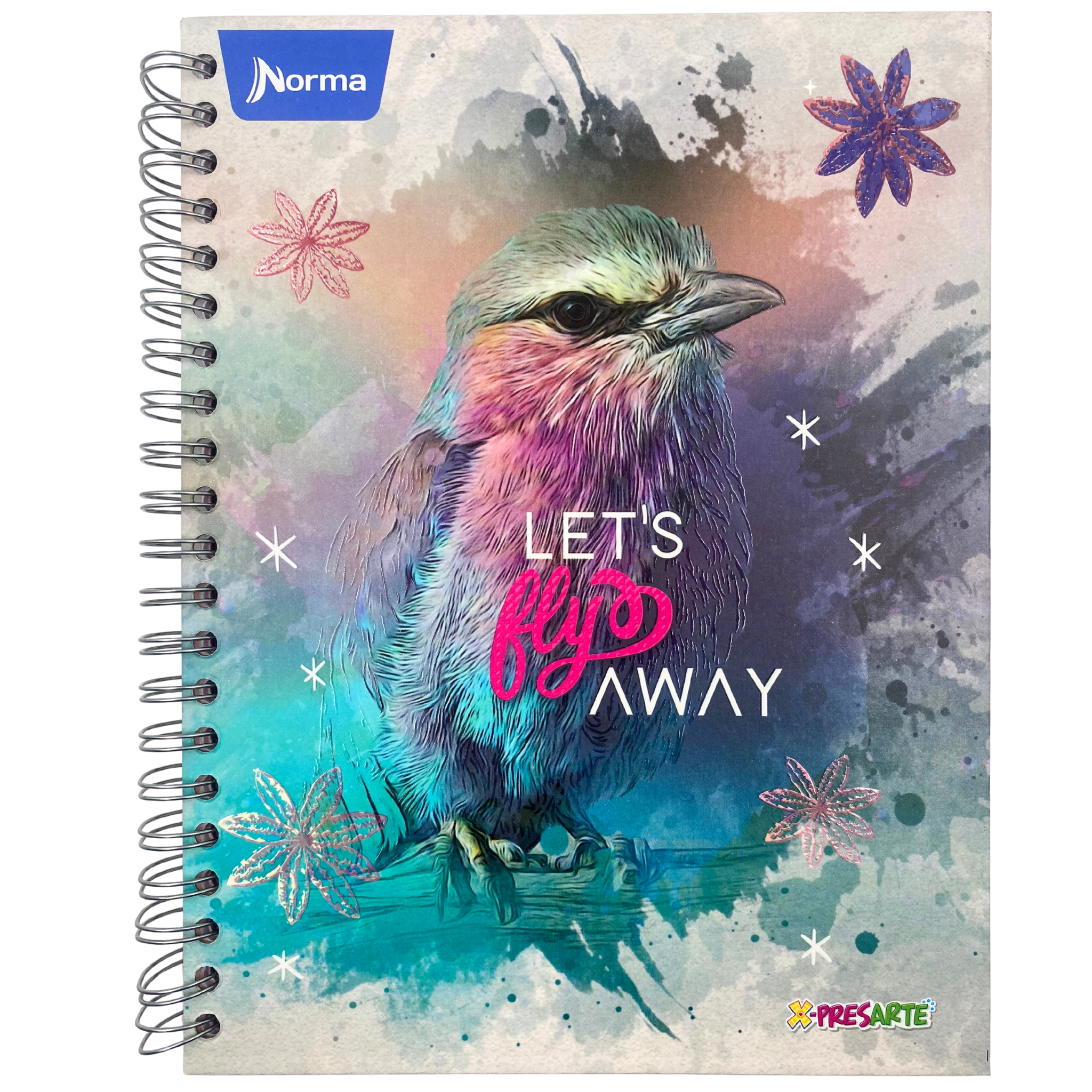 Cuaderno Argollado Mixto Grande Femenino 7 Materias