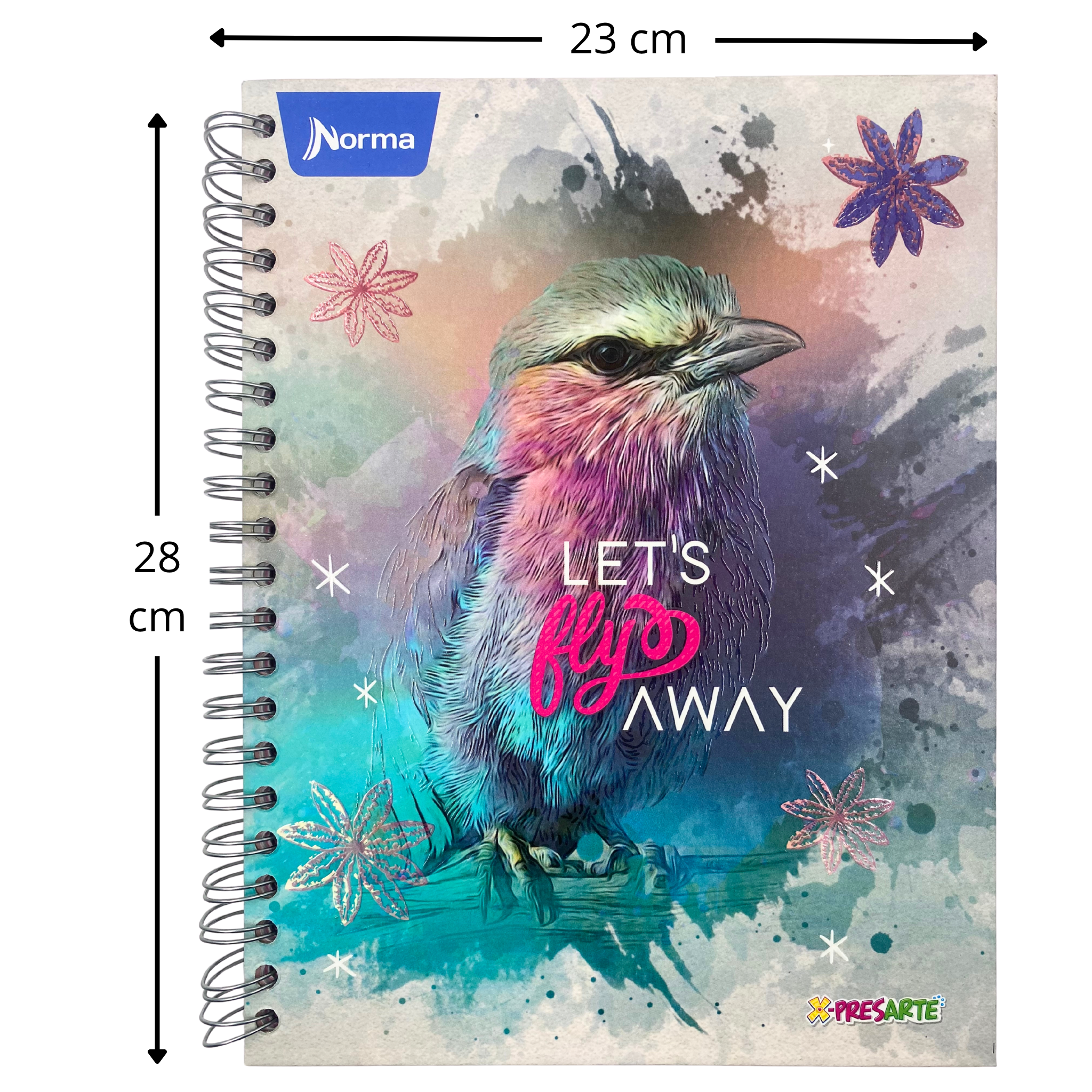 Cuaderno Argollado Mixto Grande Femenino 7 Materias