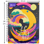 Cuaderno Pasta Dura Cuadriculado Grande 7 Materias Femenino