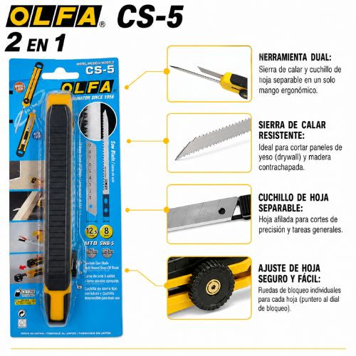 Olfa CS-5 2-in-1 Cutter Saw and Blade