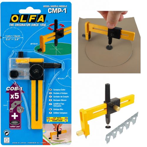Cortador De Circulos OLFA s (1 cm a 15 cm)