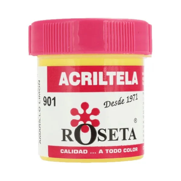 Acritela Roseta - En Colores Planos - Amarillo Limón 30cc