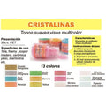 Diamantina escarcha con visos multicolor
