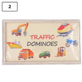 Domino didactico infantil de madera Trafico 2