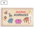 Domino didactico infantil de madera animal 3 9