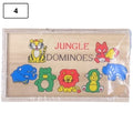 Domino didactico infantil de madera jungla 4