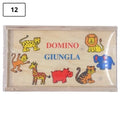Domino didactico infantil de madera selva 12