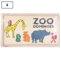 Domino didactico infantil de madera zoo 6
