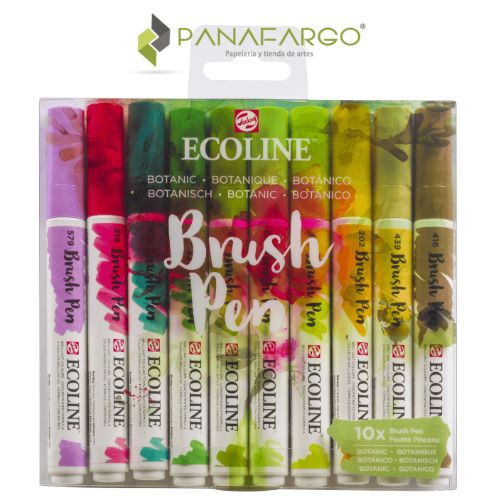 Ecoline brush pen botanicos