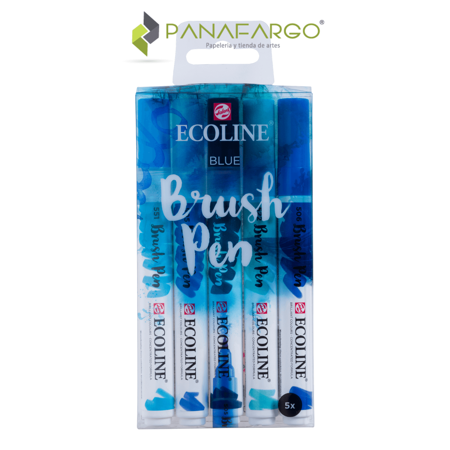 Ecoline brushpen estuche azul