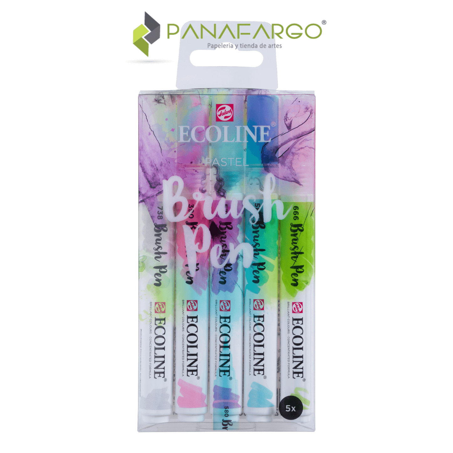 Ecoline brushpen estuche pastel