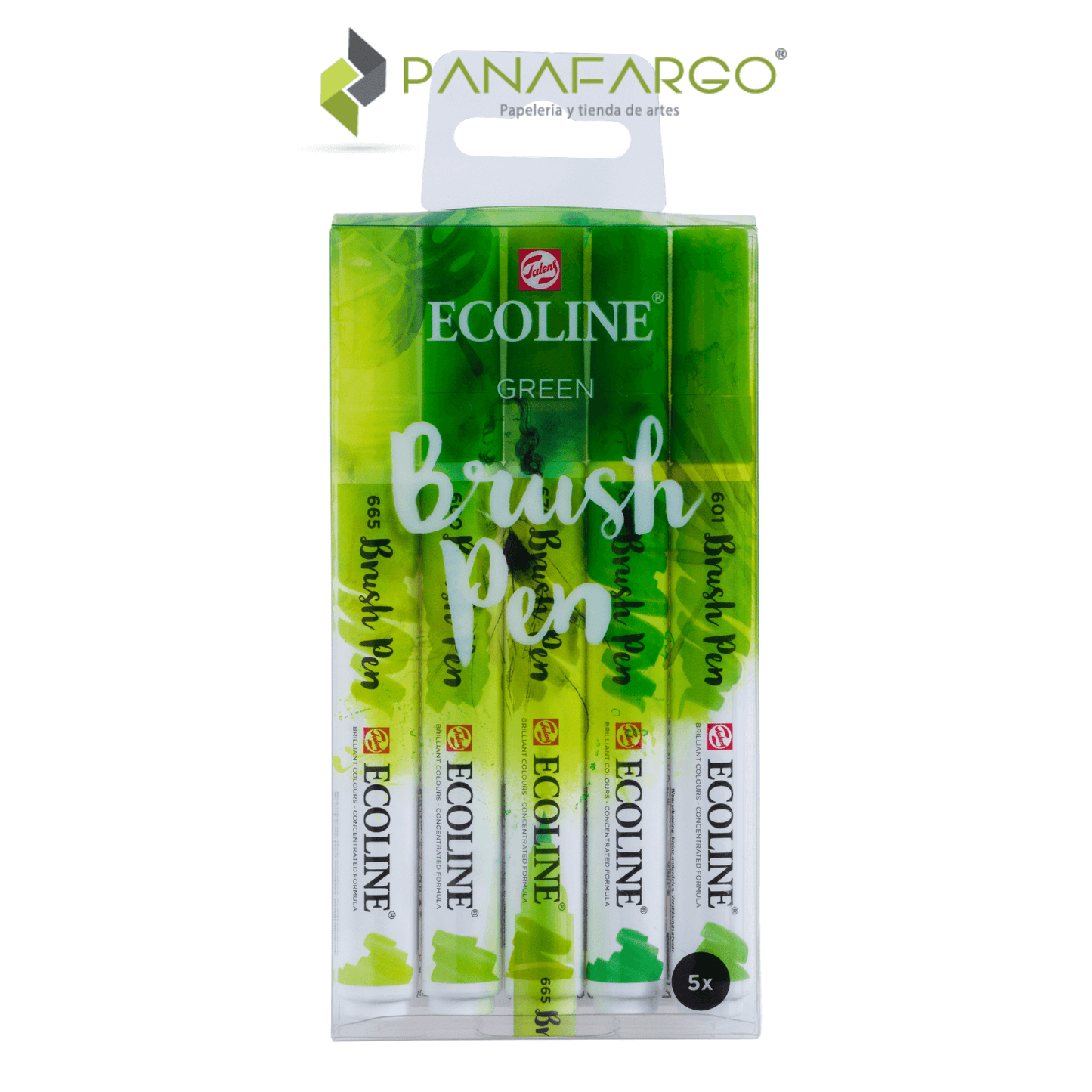 Ecoline brushpen estuche verde