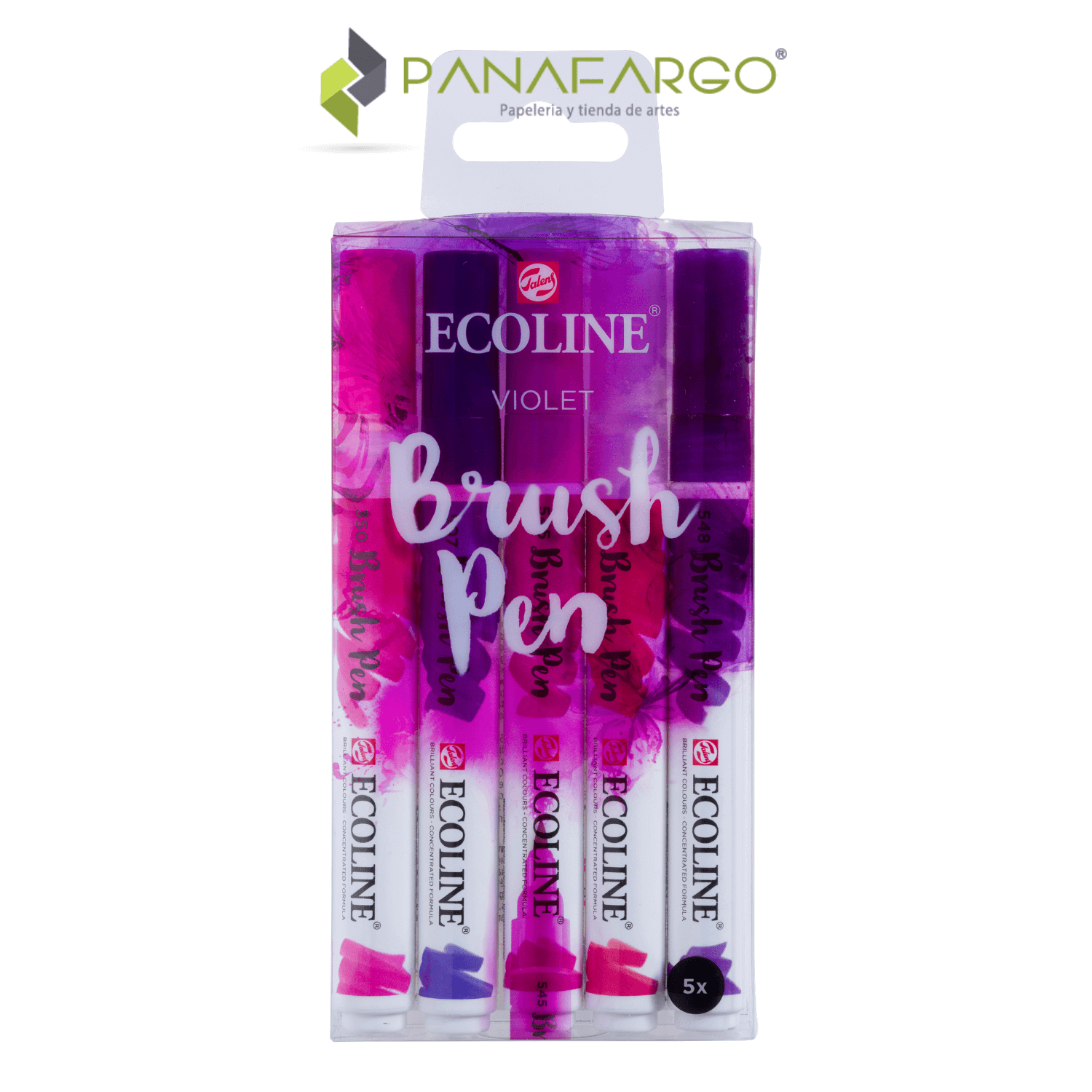 Ecoline brushpen estuche violeta