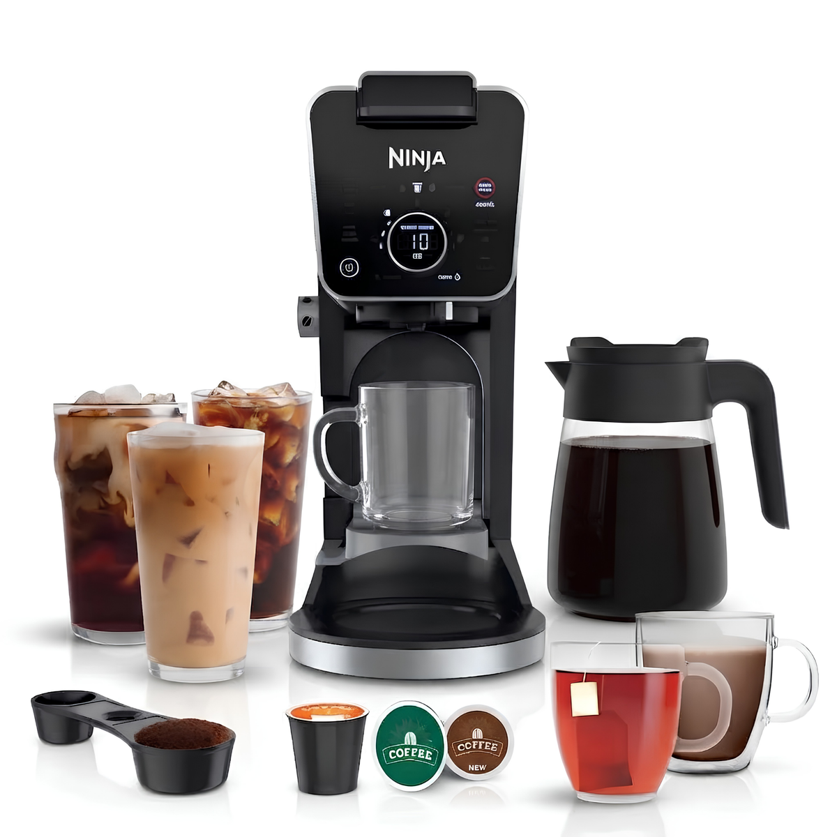 Estación de Café y Bebidas Ninja DualBrew Pro CFP301 32