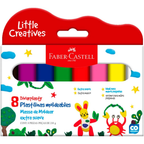 Faber-Castell Plastilina Moldeable Diverplasty x8 - empaque original