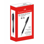 Bolígrafo Faber-Castell Prime retráctil 0.7 mm negro