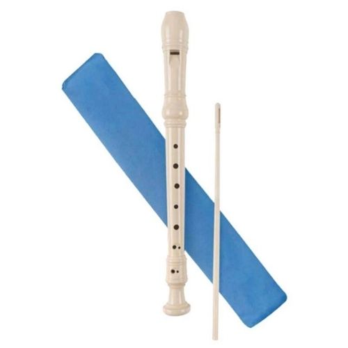 Flauta sencilla estuche azul