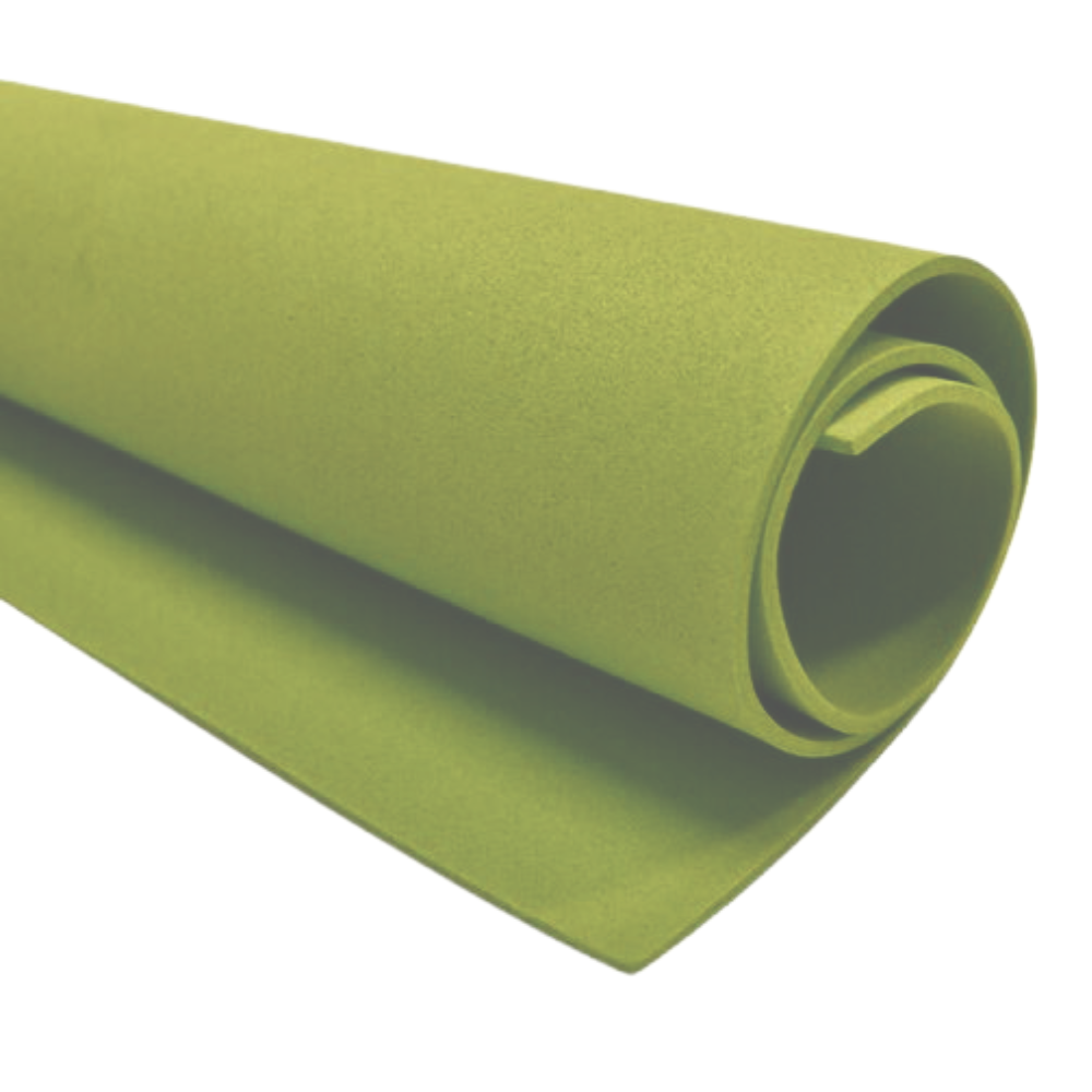Foamy or craft foam - 4 Lime Green Sheets
