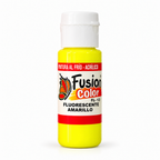 Imagen referencial: pintura acrílica fluorescente Fusion Color amarillo 60 cc, vista principal