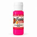 Imagen referencial: Pintura acrílica fluorescente Fusion Color rosa 60 cc, vista principal