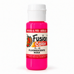 Imagen referencial: Pintura acrílica fluorescente Fusion Color rosa 60 cc, vista principal