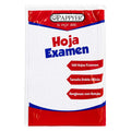 x100 double legal-size exam sheets