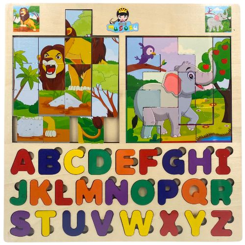 Juego didactico abecedario rompecabezas