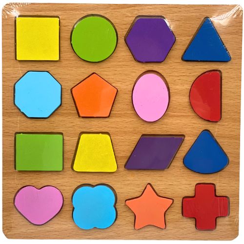 Juego didactico encajar figuras geometricas