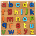 Juego didactico encajar letras minusculas