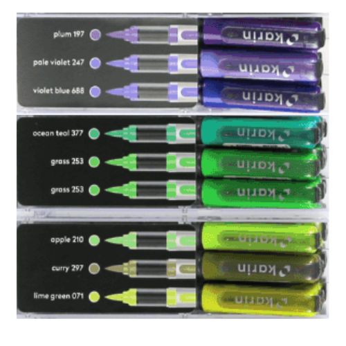Karin individual morado verde