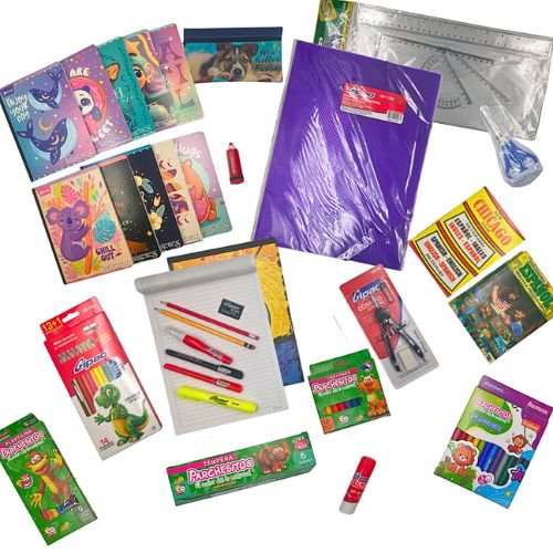 Kit escolar completo lanzamiento temporada escolar