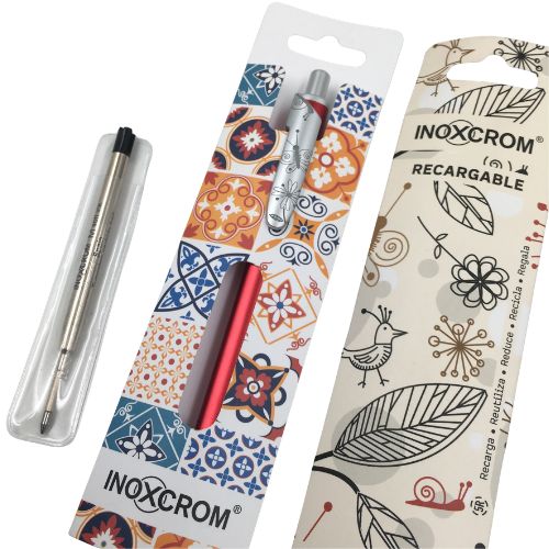Lapicero Metalico Recargable Con Grabados